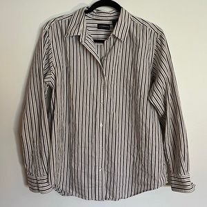 Liz Claiborne Striped Button Up